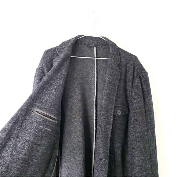 Robert Barakett Dark Grey Wool Blend Blazer - Picture 9 of 12